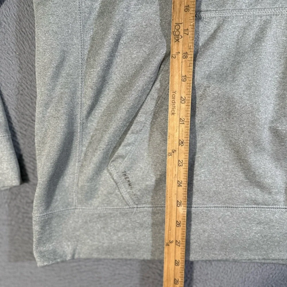 Nike Dri- Fit Hoodie Mens Large Gray Dri-FIT‎ Pullover Swoosh Kangaroo Pocket XL